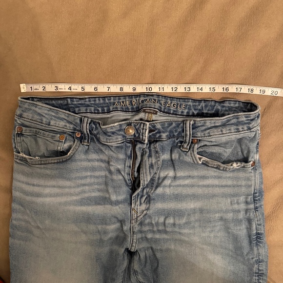 American Eagle AirFlex+ Slim Straight Fit Jeans - Men’s 38x30 - Picture 3 of 10
